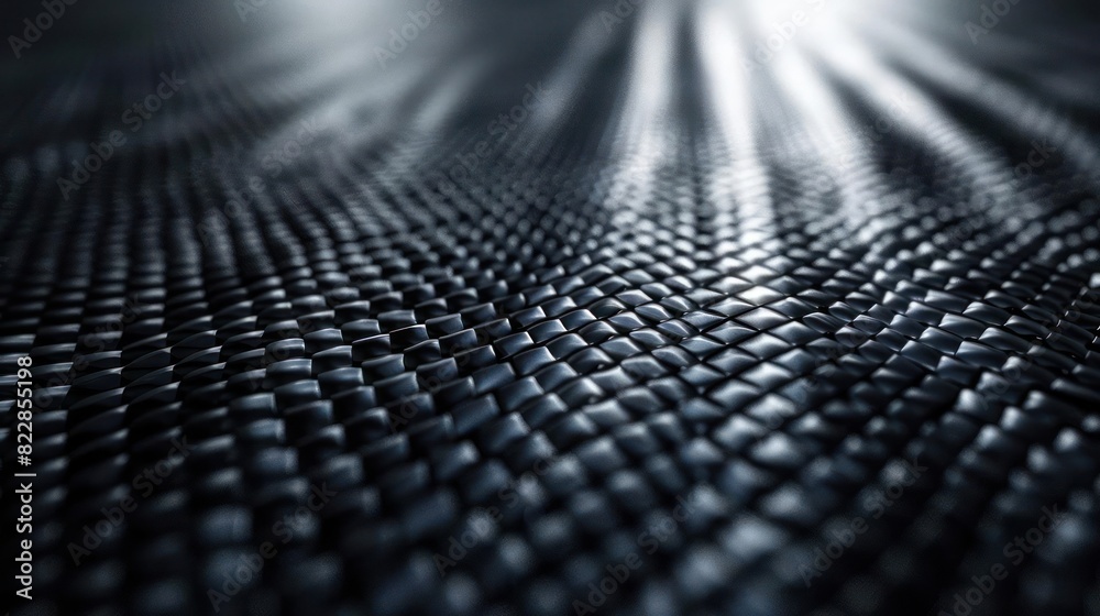 High-Resolution Image of a Close-Up Textured Material, Displaying Patterned Detailing on a Dark Surface High-Resolution Image of a Close-Up Textured Material, Displaying Patterned Detailing on a Dark Surface