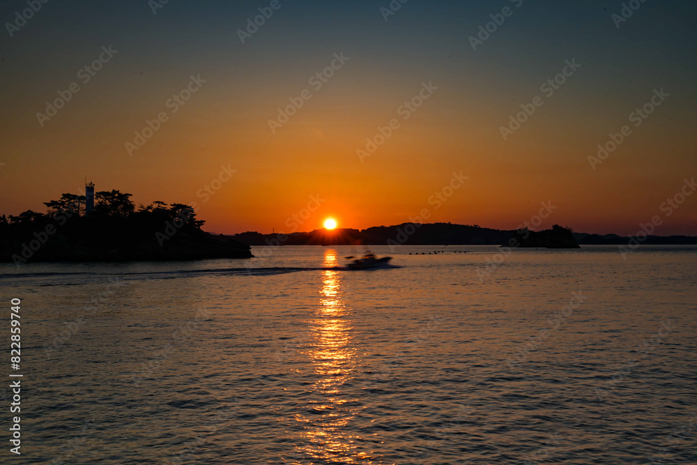 Naklejka premium 晩春の朝散策