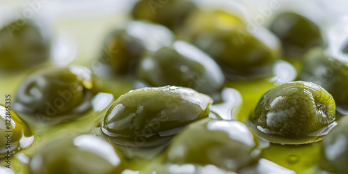 Tangy Green: A Capers Closeup photo