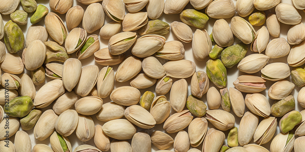 rich green: a pistachios closeup, a closeup of the pistachios texture, showcasing their smooth and slightly grooved surface with subtle variations in their green and beige hues