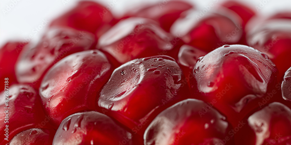 tangy red: a pomegranate closeup, a closeup of the pomegranate texture, showcasing its smooth and shiny surface with vibrant red hues tangy red: a pomegranate closeup, a closeup of the pomegranate texture, showcasing its smooth and shiny surface with vibrant red hues