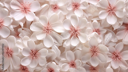 Pink and White Flowers