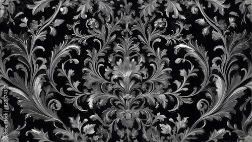 Royal luxury wallpaper background interior design, modern black and golden interior design, luxurious design of a king palace, photo realistic background