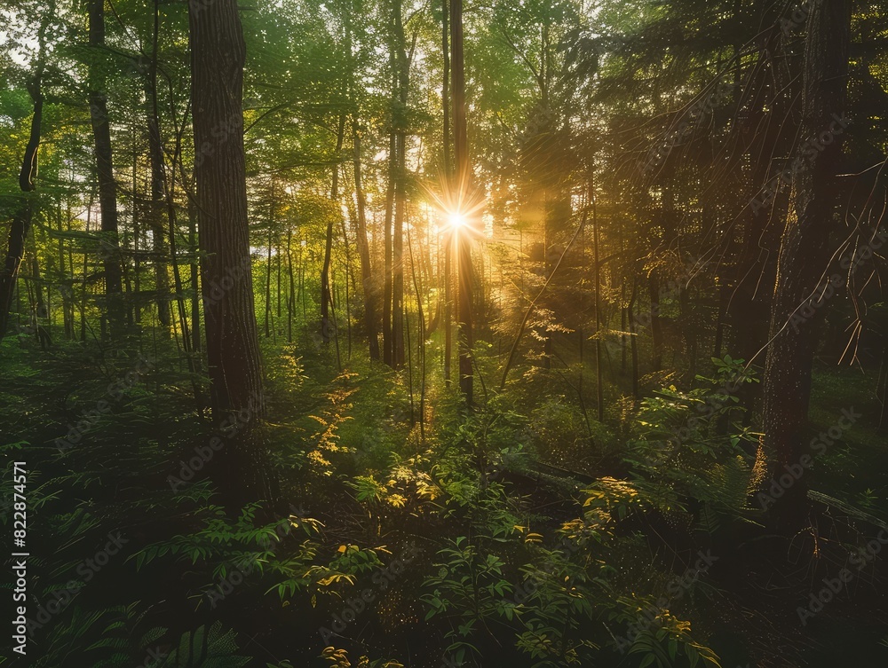 Fototapeta premium morning in the forest