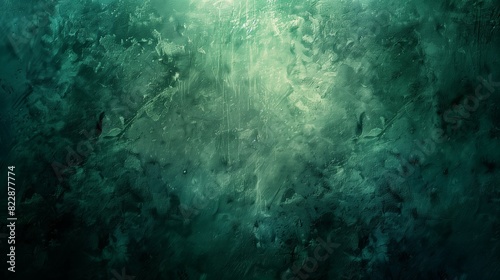 Abstract dark green grunge background textured backdrop