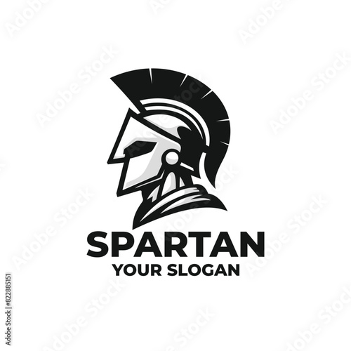 Spartan logo vector. EPS 10 editable vector