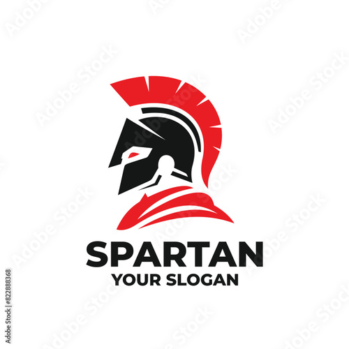 Spartan logo vector. EPS 10 editable vector