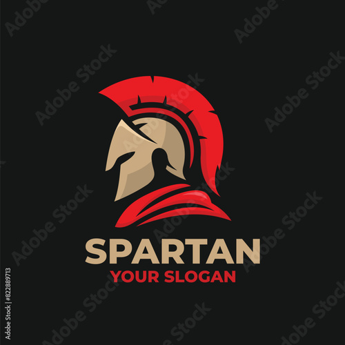 Spartan logo vector. EPS 10 editable vector