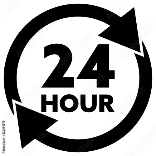 24時間営業のマーク