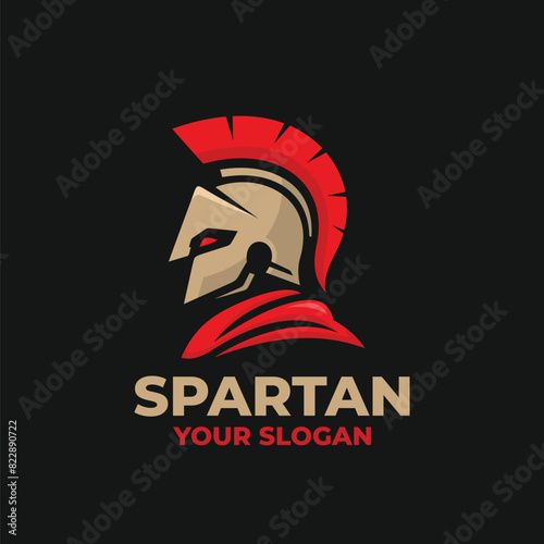 Spartan logo vector. EPS 10 editable vector