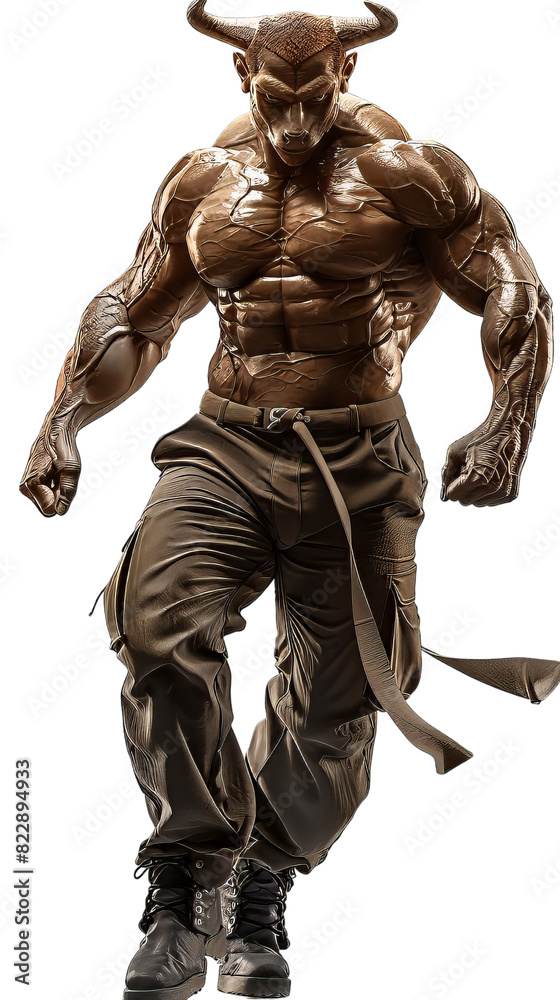 Muscular Humanoid Bull Muscular Humanoid Bull