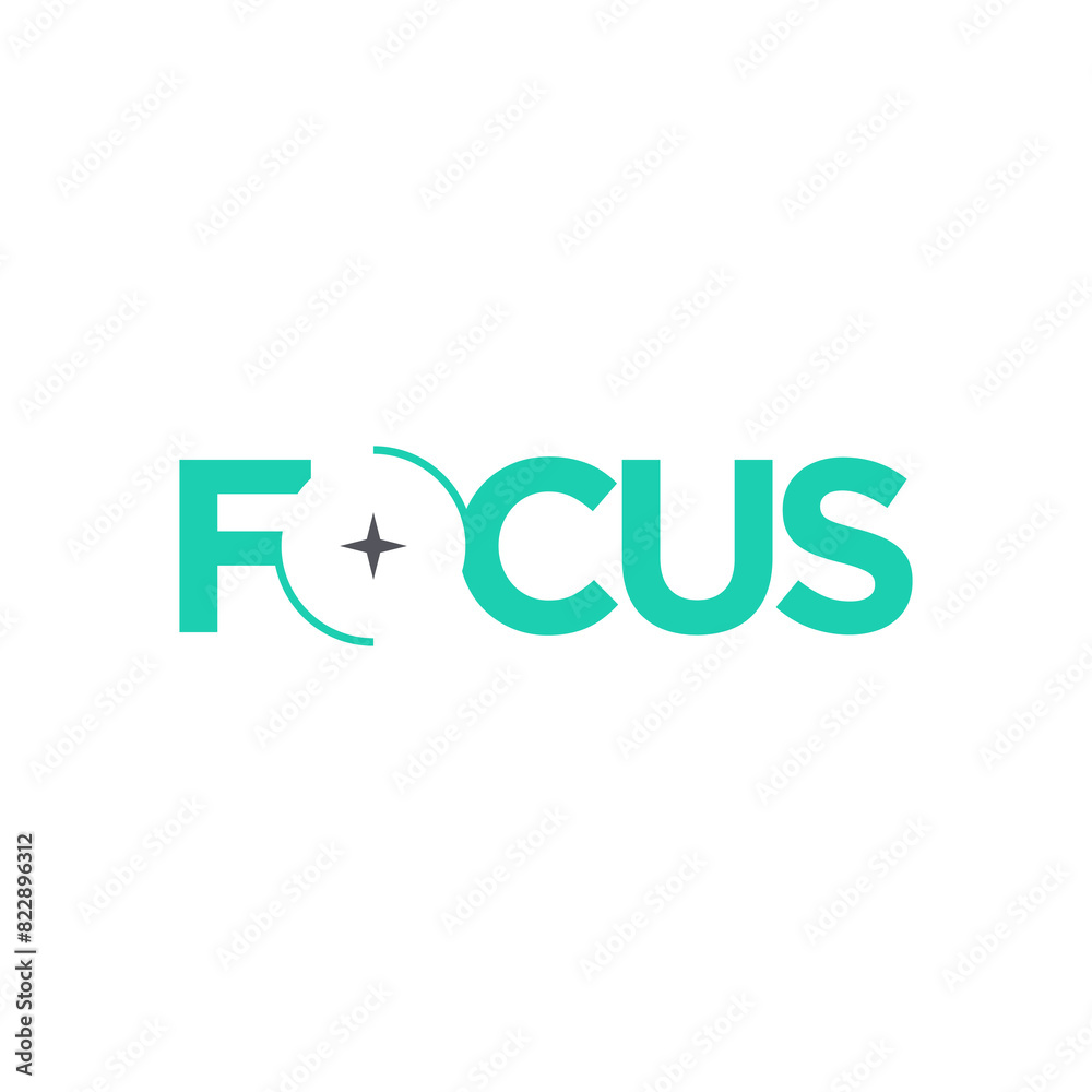 Letter O focus logo vector illustration Letter O focus logo vector illustration
