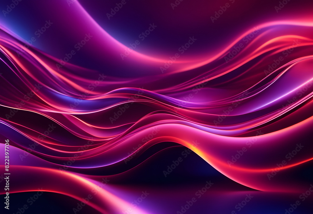 Abstract digital art featuring flowing, colorful waves in shades of pink, purple, and red. The image has a dynamic and fluid appearance, with smooth gradients and a sense of motion. Abstract digital art featuring flowing, colorful waves in shades of pink, purple, and red. The image has a dynamic and fluid appearance, with smooth gradients and a sense of motion.