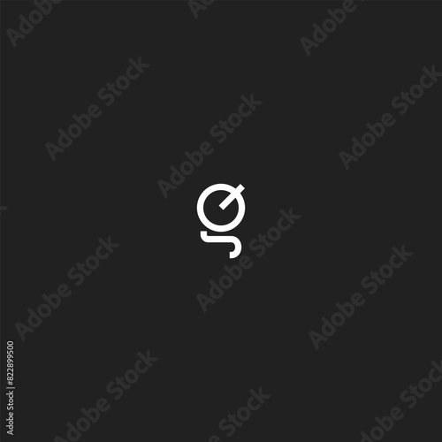 Letter G Abstract Vector