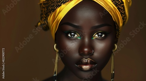 Striking Portrait of a Majestic African Woman