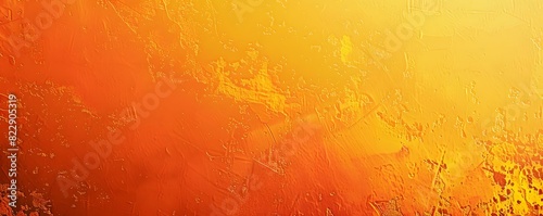 Abstract Orange and Yellow Gradient Background with Grunge Texture