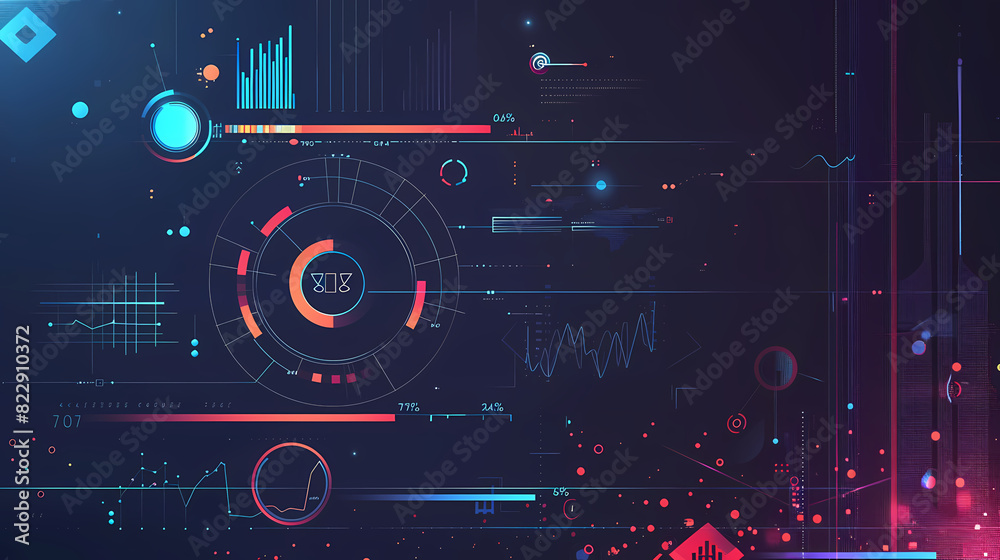 Infographic background vector illustration