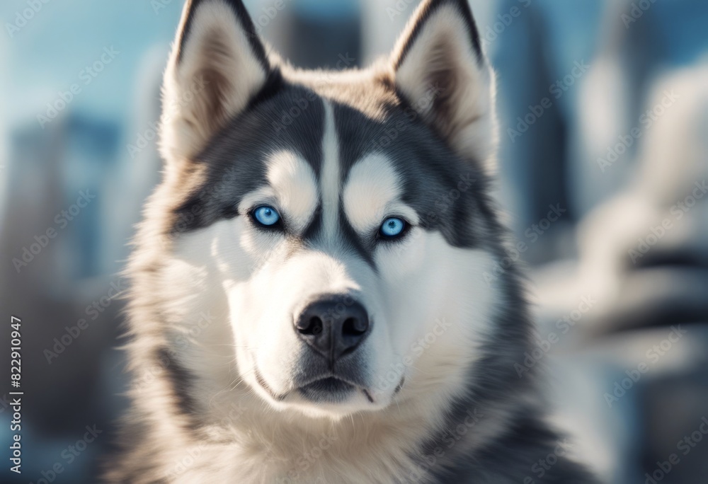 siberian militant portrait illustration drawing blue look hair dog husky eyes mane confident hand siberian militant portrait illustration drawing blue look hair dog husky eyes mane confident hand