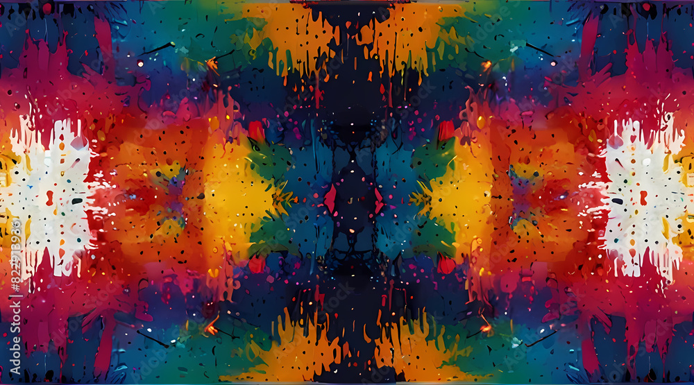 Abstract background with colorful chaotic explosion theme Abstract background with colorful chaotic explosion theme