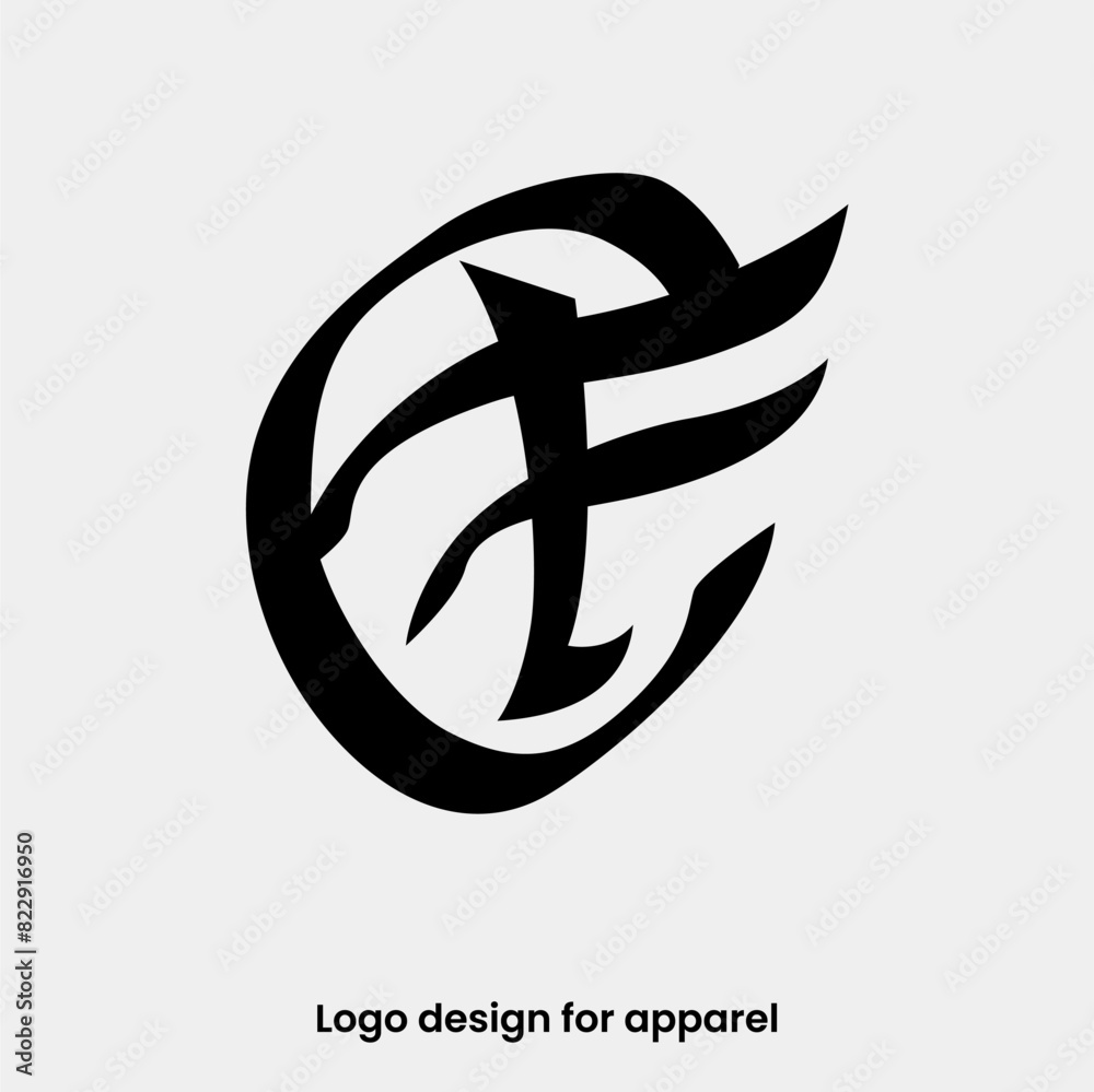 monogram letter CF logo design. CF or FC logo for apparel brands. FC logo design for Apparel brand. letter CF apparel logo design template. monogram letter CF logo design. CF or FC logo for apparel brands. FC logo design for Apparel brand. letter CF apparel logo design template.