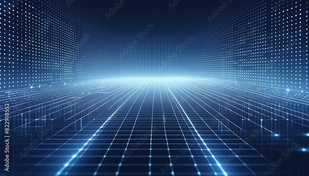 A clean and minimalistic background of white binary code on a deep navy blue background A clean and minimalistic background of white binary code on a deep navy blue background