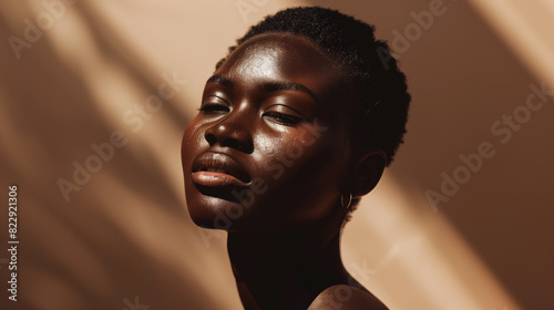 Scientific Illustration: Melanin's Crucial Role in Skin Protection and Health Explained in Detailed 2D Artwork photo