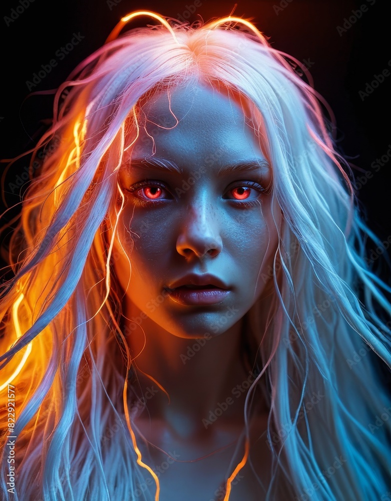 Neon Dreamscape: Surreal Macro Photography in Glo-fi Art Style Neon Dreamscape: Surreal Macro Photography in Glo-fi Art Style
