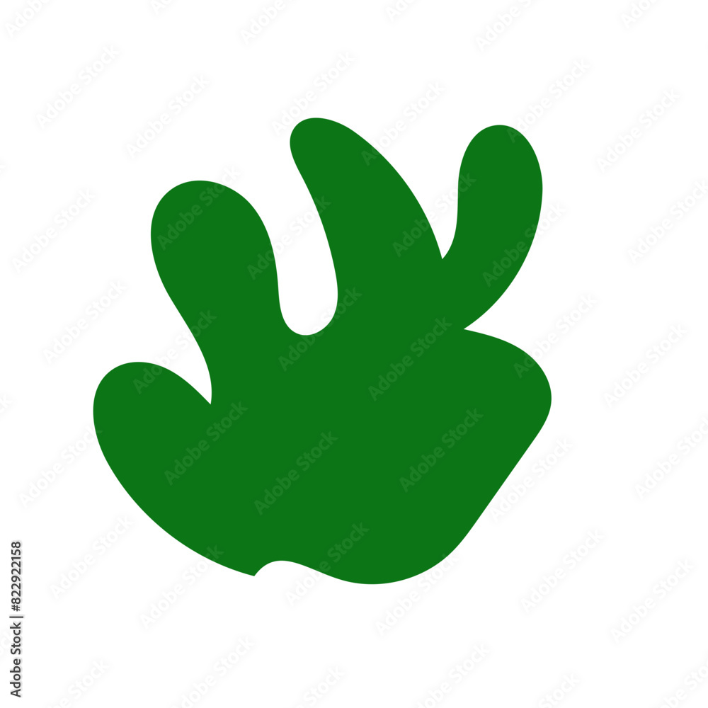 Green abstract shapes vector Green abstract shapes vector