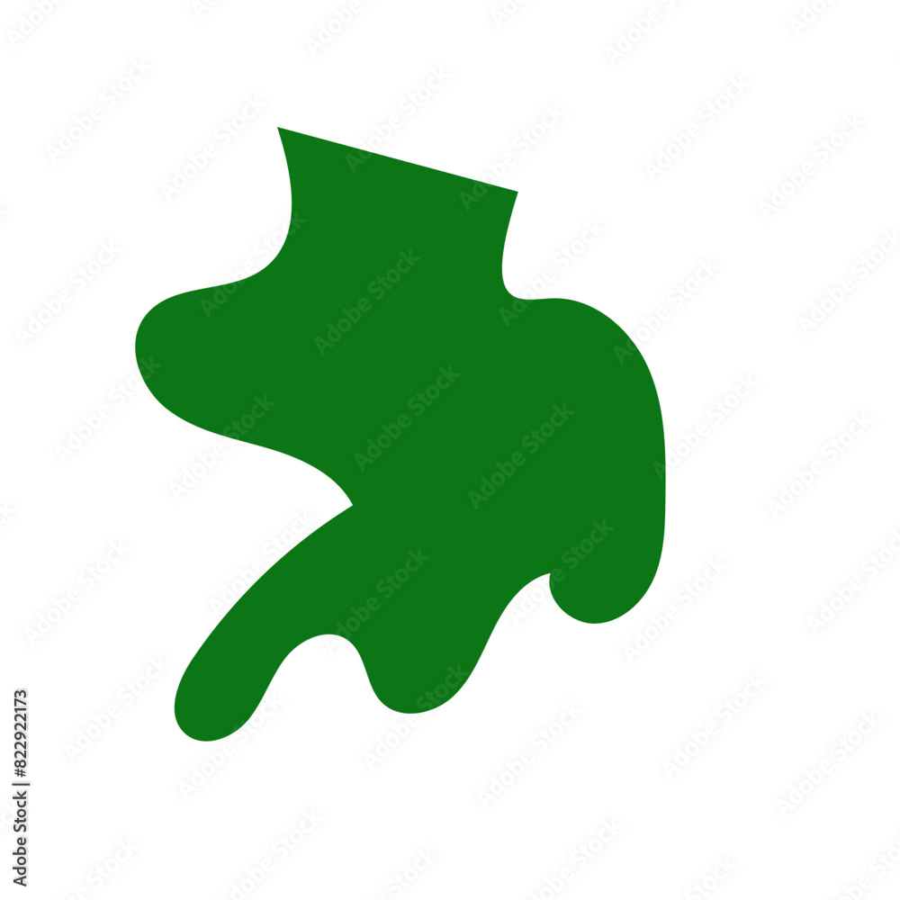 Green abstract shapes vector Green abstract shapes vector