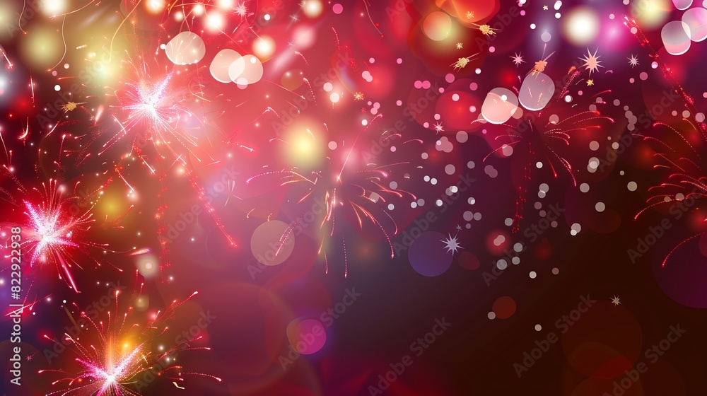 festive 4th of july background. Full with fireworks and USA flag. Independence Day (United States) festive 4th of july background. Full with fireworks and USA flag. Independence Day (United States)