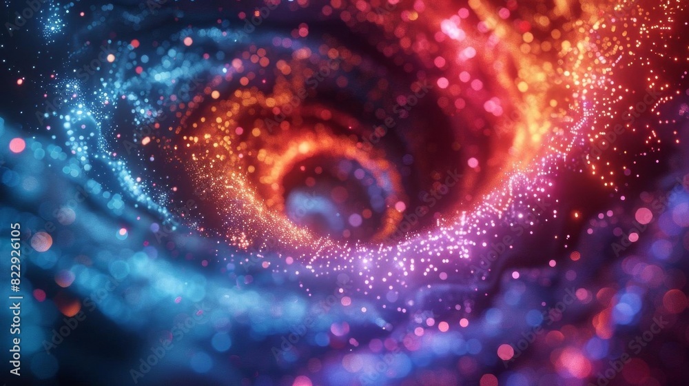A journey through a wormhole.