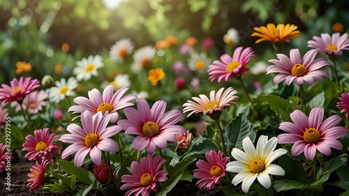 PNG Flower backgrounds outdoors nature.