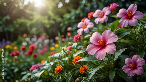 PNG Flower backgrounds outdoors nature.