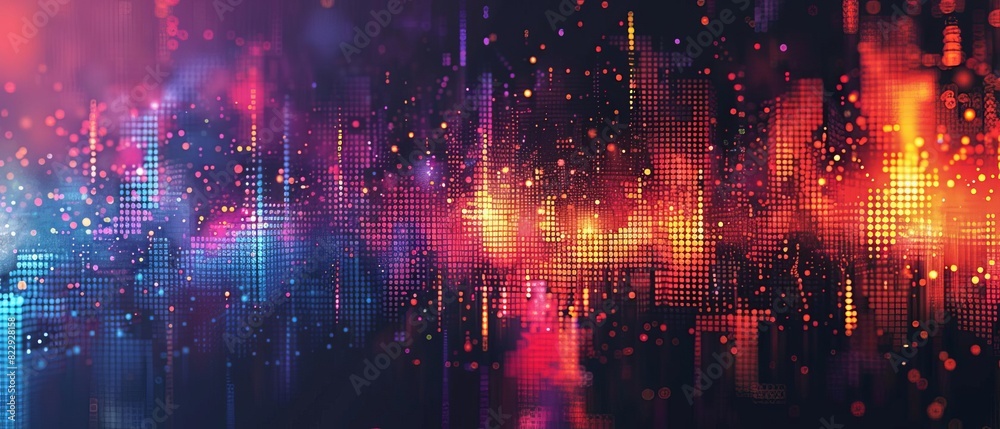 Create a seamless looping animation of a glowing neon city Create a seamless looping animation of a glowing neon city