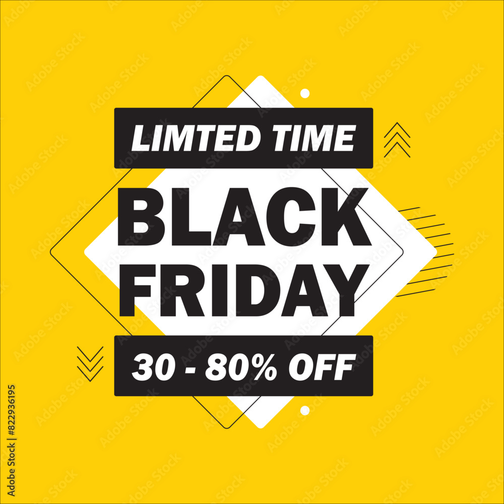 Black Friday Sale Store Banner Vector Element Black Friday Sale Store Banner Vector Element
