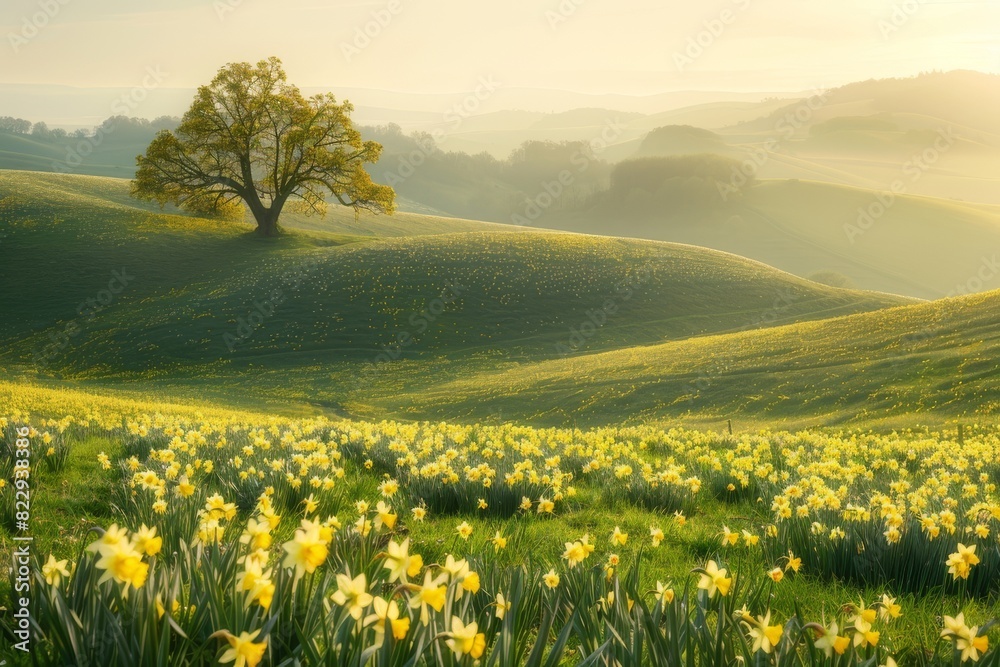 Obraz premium A spring meadow elysium