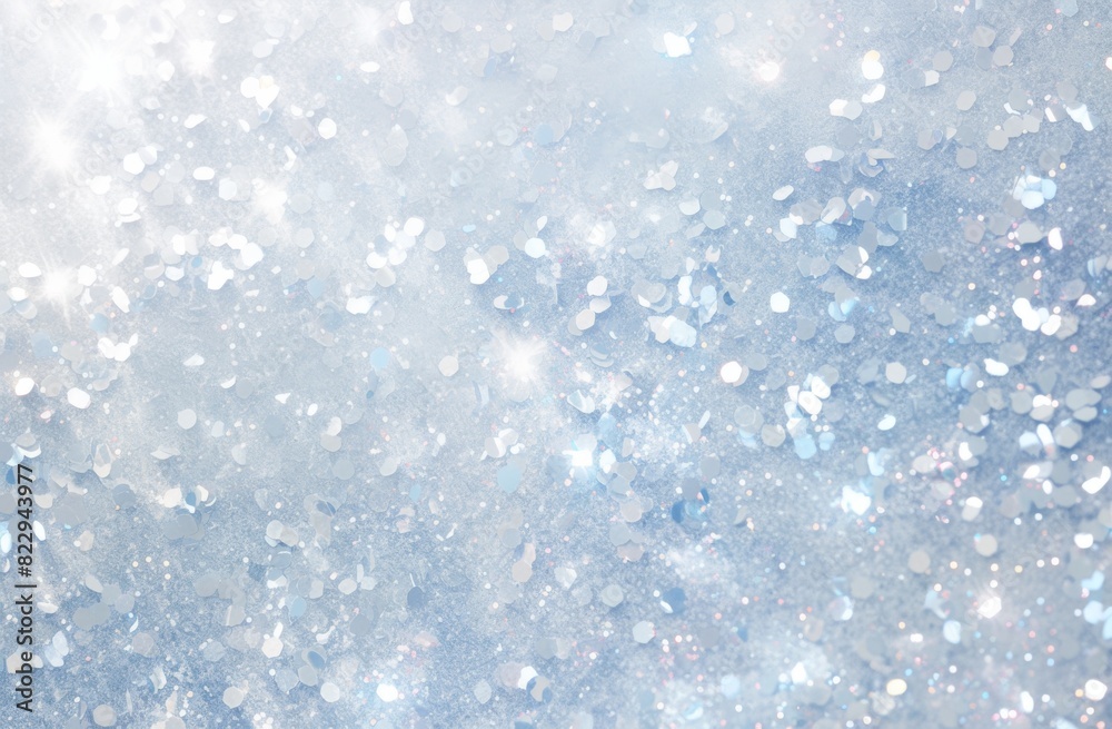 Sparkling Silver and Blue Glitter Background Sparkling Silver and Blue Glitter Background