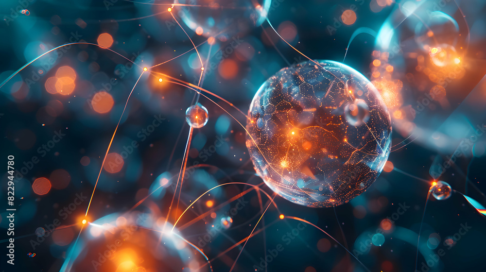 Abstract Digital Art: Photo Realistic Glossy HR Clusters Illustrating Innovation in Human Resource Technology Stock Photo Concept Abstract Digital Art: Photo Realistic Glossy HR Clusters Illustrating Innovation in Human Resource Technology Stock Photo Concept