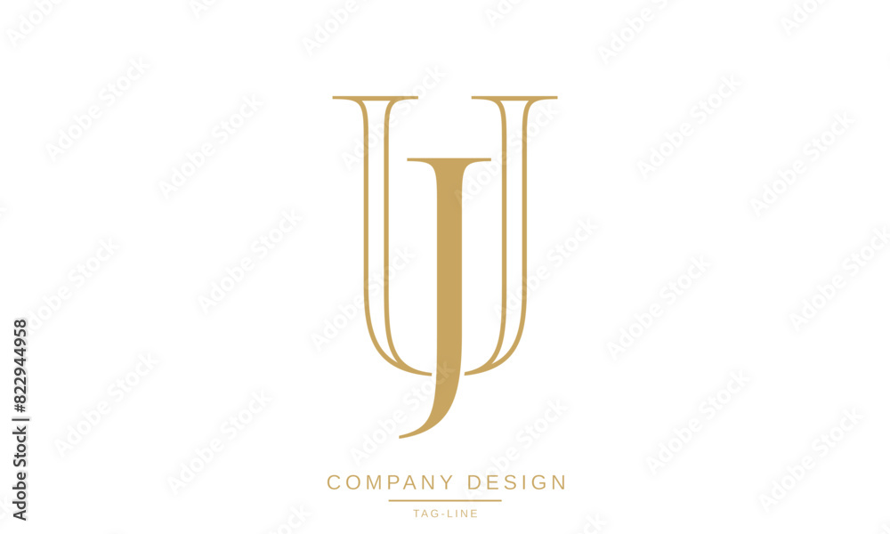 JU, UJ Abstract Letters Logo Monogram Design Font icon Vector Initials JU, UJ Abstract Letters Logo Monogram Design Font icon Vector Initials