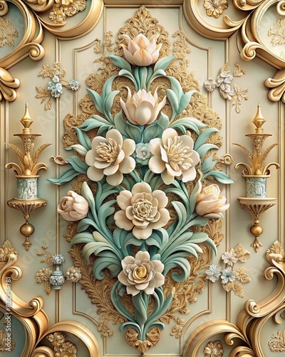 3d wallpaper for home interior classic decorations