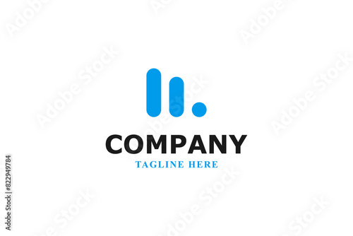 blue face icon minimal logo