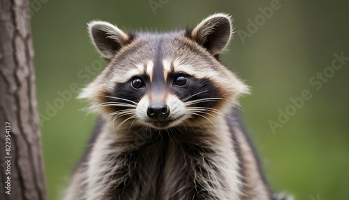 A Raccoon With A Comical Expression Its Eyes Wide Upscaled 2