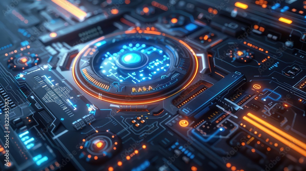 Digital wallet interface, secure blockchain transactions, glowing holograms, modern design, blue and silver tones, photorealistic Digital wallet interface, secure blockchain transactions, glowing holograms, modern design, blue and silver tones, photorealistic