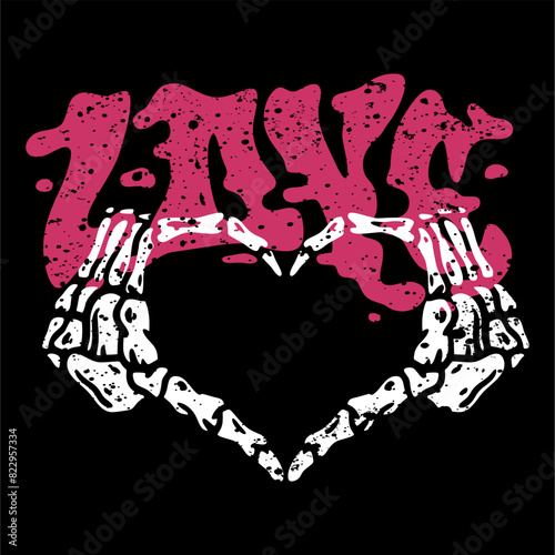 vector illustration artwork tracing skull skeleton grim reaper lettering typography text. Can be used as Logo, Brands, Mascots, tshirt, sticker,patch and Tattoo design