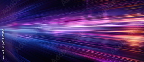Journey Across the Neon Spectrum  Dynamic Abstract Art with Flowing Lines