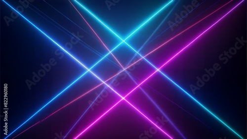 Neon Lines: Bright neon lines crisscrossing on a dark background, providing a futuristic and energetic abstract look. 