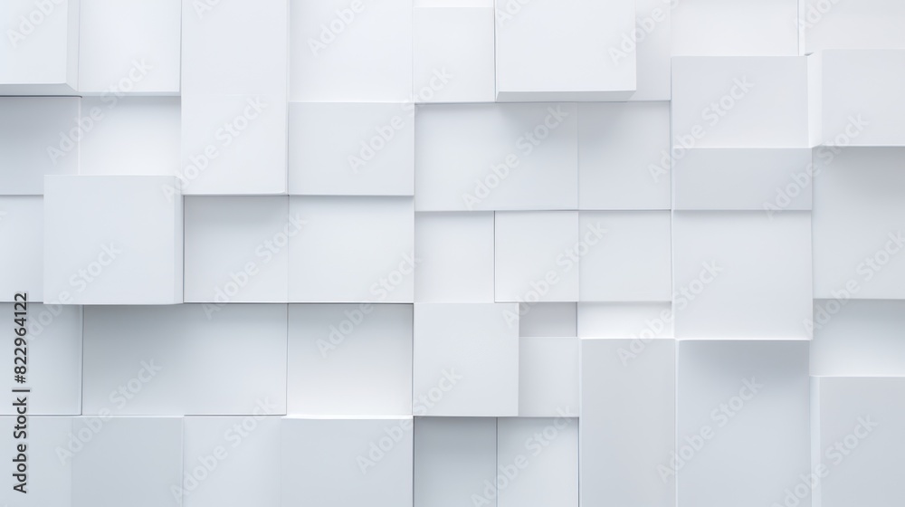close-up modern white and light grey square overlapped pattern close-up modern white and light grey square overlapped pattern