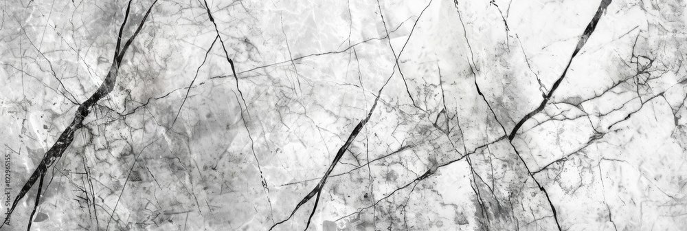 Marble Wallpaper. White Cracked Marble Stone Texture for Backgrounds and Decor
