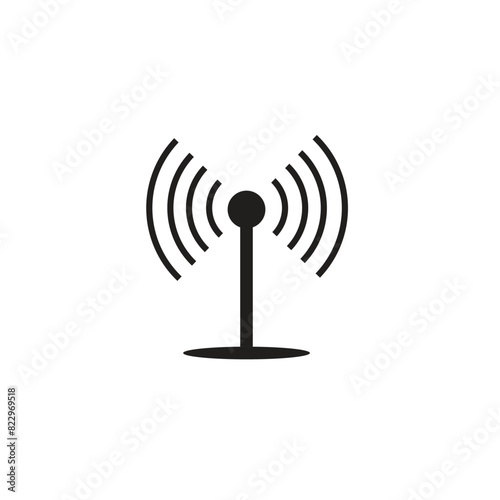 comunication icon, in trendy flat style isolated on grey background.