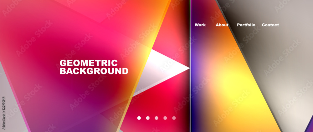 Gradient triangle geometric minimal wallpaper Gradient triangle geometric minimal wallpaper